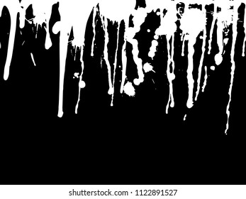 Vector dripping paint.Paint drips background.
