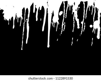 Vector dripping paint.Paint drips background.
