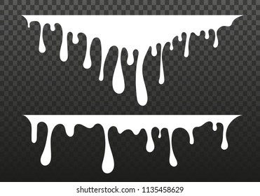 Vector dripping paint.Paint drips background.Paint dripping. abstract blob.Background.Set.