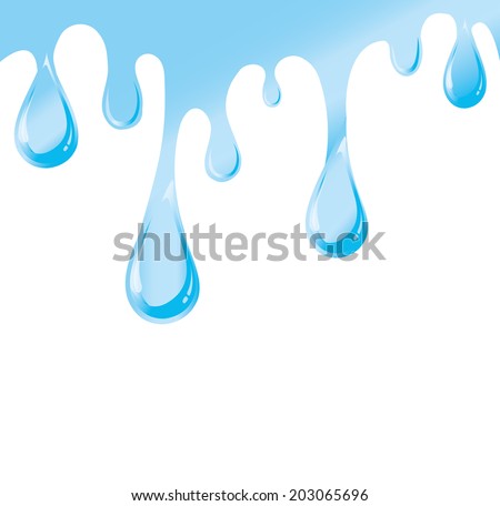 Vector Dripping Water Background เวกเตอร์สต็อก (ปลอดค่าลิขสิทธิ์