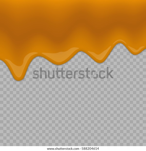 Vector Dripping Yellow Jam Paint Vetor Stock Vector (Royalty Free ...