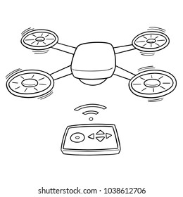 vector of drone