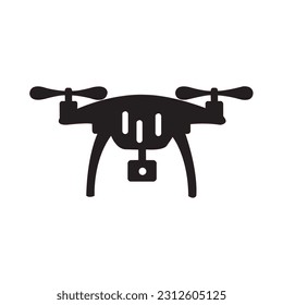 Símbolo del icono del vector drone diseño icono drone o logotipo símbolo de signo aislado ilustración vector - iconos vectoriales de estilo de alta calidad 