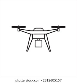 Vector drone icon symbol design drone icon or logo isolated sign symbol vector illustration - high quality  style vector icons 