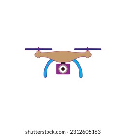 Vector drone icon symbol design drone icon or logo isolated sign symbol vector illustration - high quality  style vector icons 