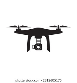 Símbolo del icono del vector drone diseño icono drone o logotipo símbolo de signo aislado ilustración vector - iconos vectoriales de estilo de alta calidad 