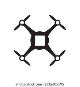 Símbolo del icono del vector drone diseño icono drone o logotipo símbolo de signo aislado ilustración vector - iconos vectoriales de estilo de alta calidad 