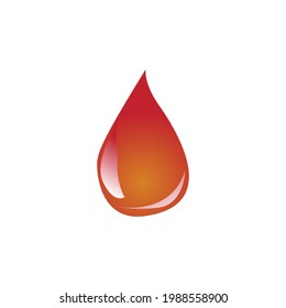 vector of a drop of blood that falls, suitable for use as a complementary flyer or banner for World Blood Donor Day or others
