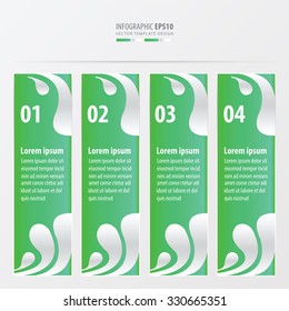 vector drop styles banner  green color