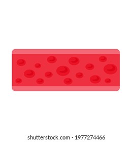 Vector drops of red blood. Blood donation Helping ideas with a blood test.