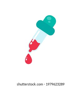 Gotas vectoriales de sangre roja. Donación de sangre Ayuda a las ideas con un análisis de sangre.