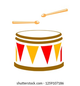 vector drum icon