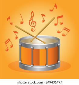 Vector Drum illustration