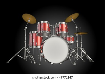 Vector drum kit