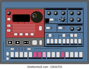 Vector Drum Machine