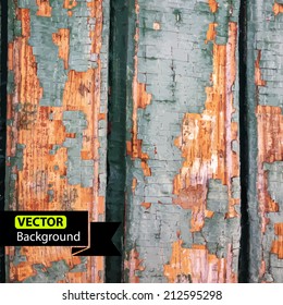 Vector dry Wood Color texture. EPS illustration