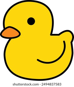 Vector Duck Art Duckling Icon