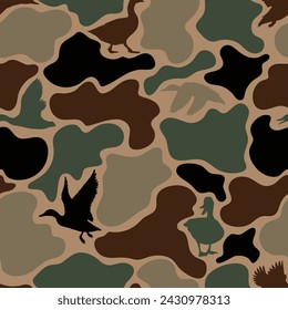 vector duck hunter camouflage, duck hunting camo, hunting camouflage