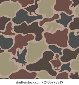 vector duck hunter camouflage, duck hunting camo, hunting camouflage