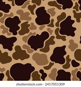 vector duck hunter vintage camouflage pattern 