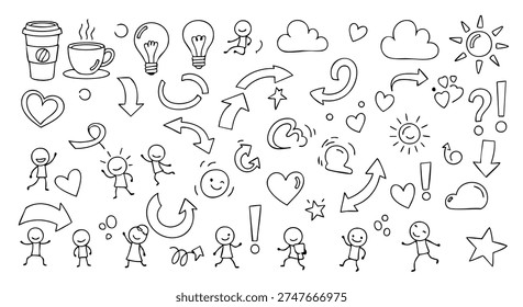 Vector Duddles line art illustration