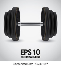 Vector dumbbell background 1 variant