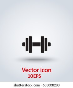 Vector dumbbell icon