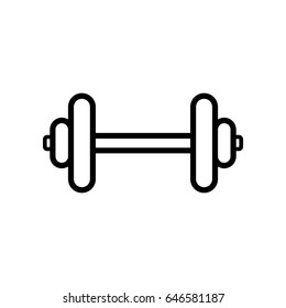 Vector dumbbell icon