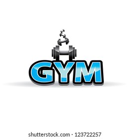  vector dumbbell icon. vector gym icon. symbol of sport and fitness. sport lifestyle vector image