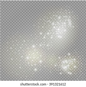 vector dust on a transparent background
