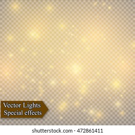vector dust on a transparent background