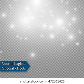 vector dust on a transparent background