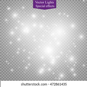 vector dust on a transparent background