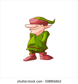 Vector dwarf, gnome or Christmas elf
