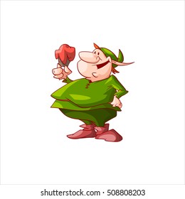 Vector dwarf, gnome or Christmas elf