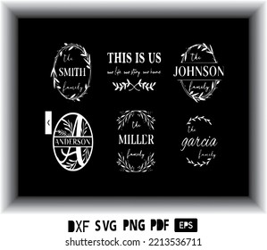 Vector Dxf Png Jpg Laser Screen Silhouette Design Crafts Cut File Sublimation