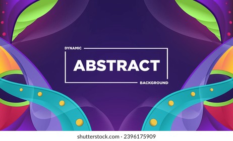 Vector Dynamic Abstract Full Colour Background 