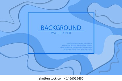 Vector Dynamic style banner design concept, Elements with fluid gradient. Paper Cut, Creative illustraton for poster , web, landing page, cover, ad, greeting card, promotion.