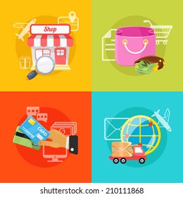 Vector E Commerce Illustration