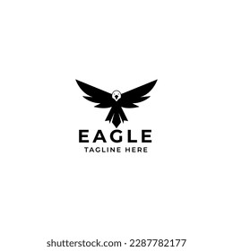 Vectoradler-Vogel mit Freiheitslogo Design-Idee