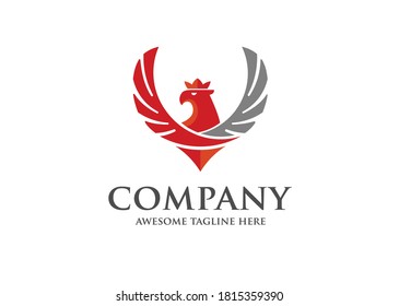  vector of eagle with crown logo concept