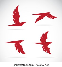 Vector of eagle design on white background. Bird Icon.