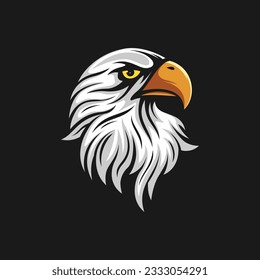 Vector Eagle Head Design Ilustration