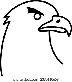 Vector Eagle head - icon style