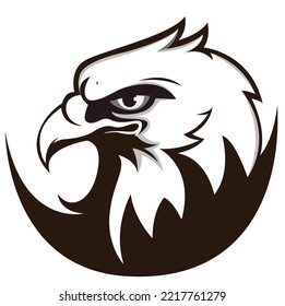 
vector eagle head vector illustration concept
