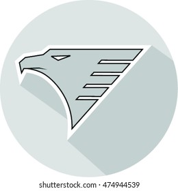 vector of eagle. eagle icon