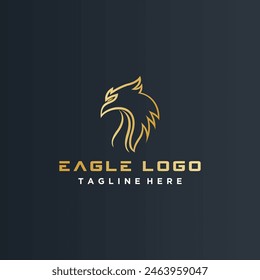 Vector eagle logo design template vector illustration with creative idea