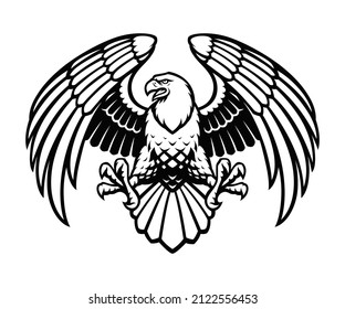 Vector Eagle Mascot, this design can be used as a sports emblem