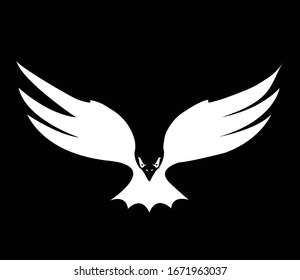 Vector of a Eagle's face