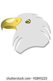 Vector eagle's head